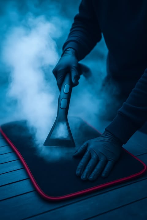 Nettoyage intérieur voiture à la vapeur